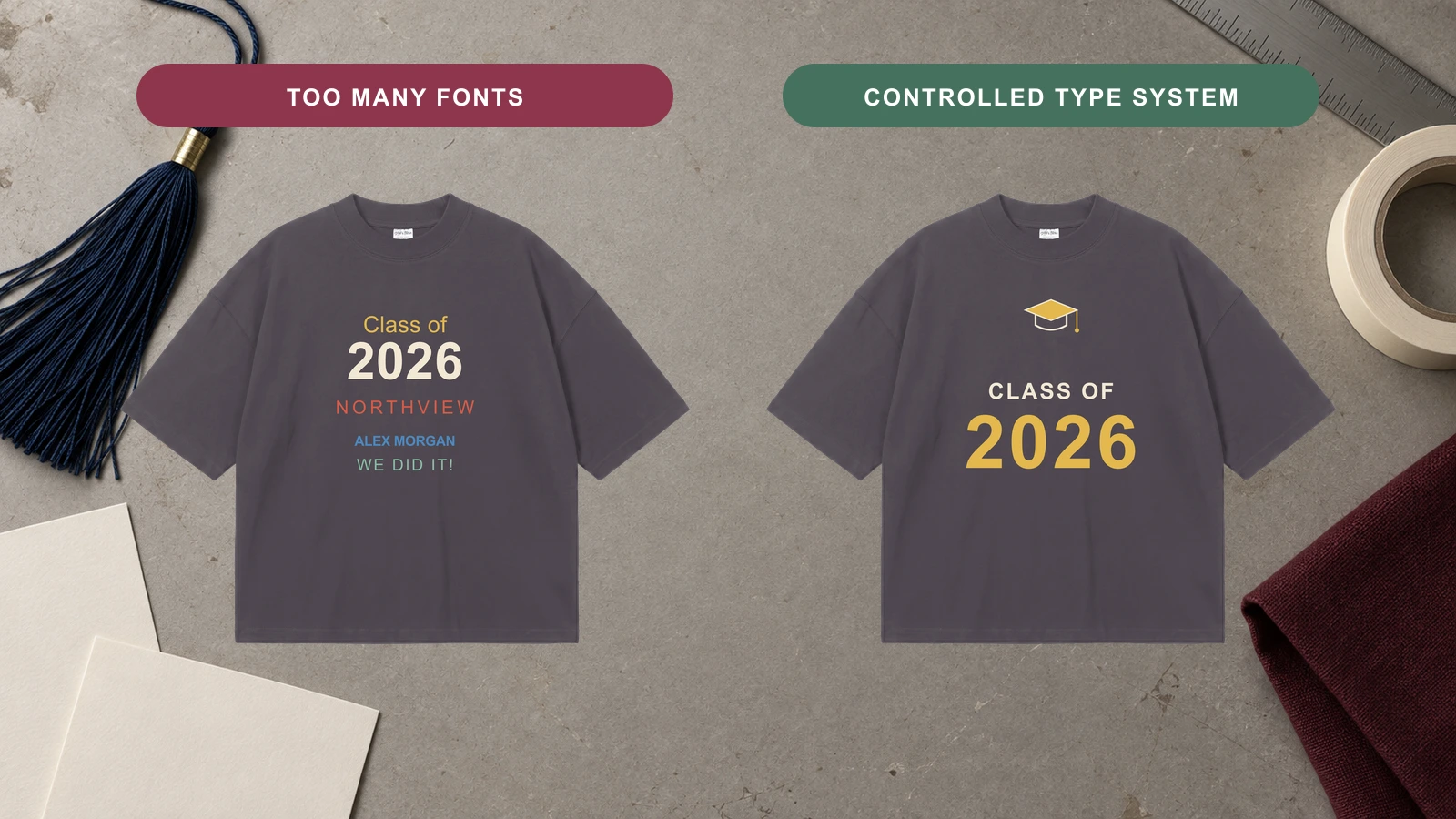 graduation-tshirt-too-many-fonts