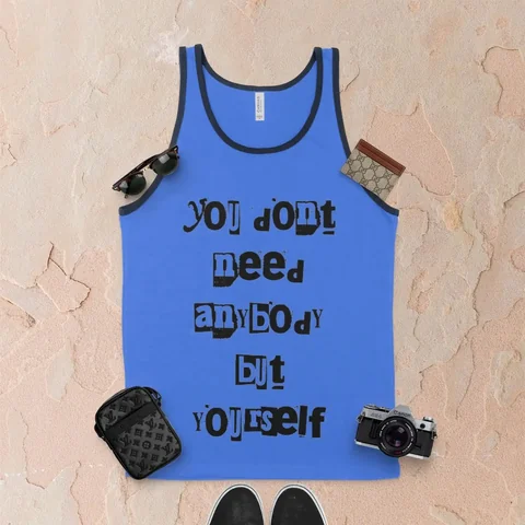 Blue tanktop image