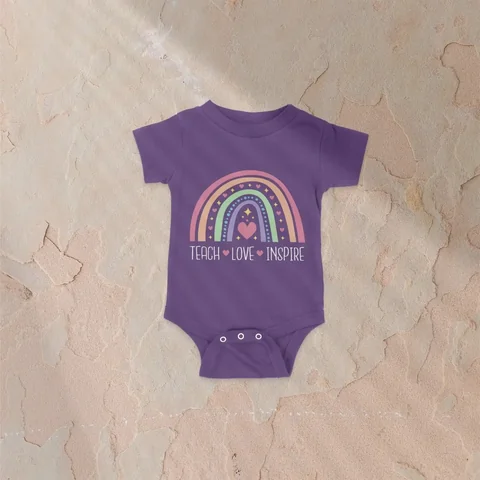 baby Purple bodysuit image