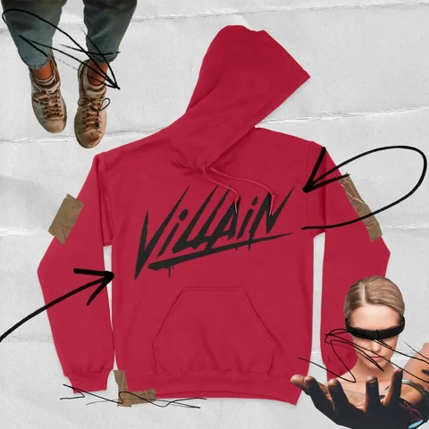 red hoodie