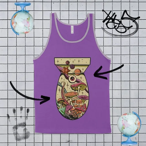 Purple Tanktop image