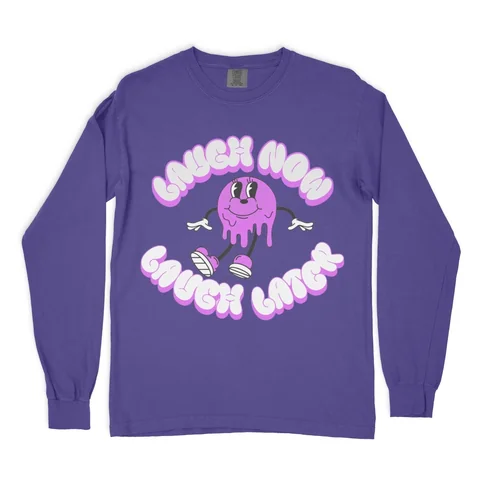purple Sweatshort (Laugh Now) image