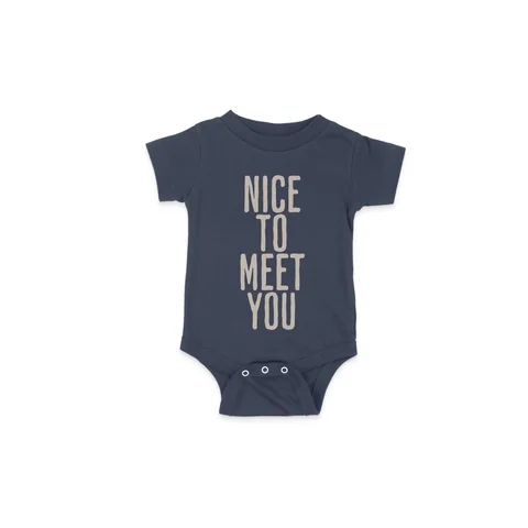 Nice to meet you Baby BodySuit image