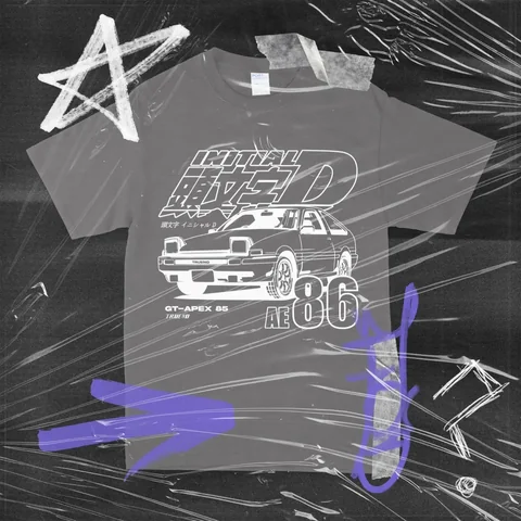 Grey tshirt with plastic layer image